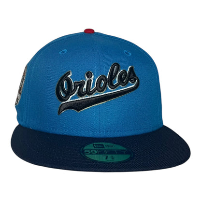 Baltimore Orioles 30th Anniversary Cardinal Blue New Era 59Fifty Fitted Hat