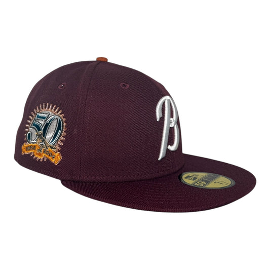 Baltimore Orioles "50th Anniversary Patch City Hat" Hat Club New Era 59Fifty Fitted Hat