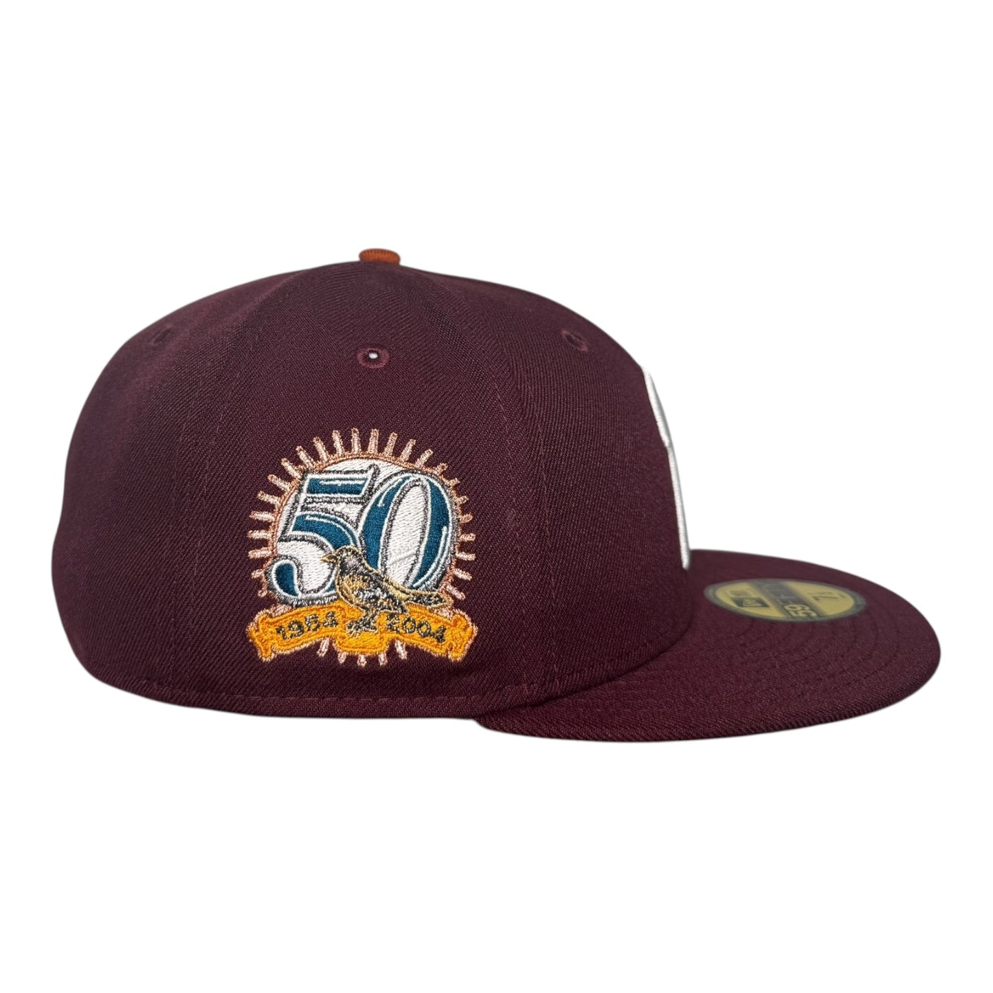 Baltimore Orioles "50th Anniversary Patch City Hat" Hat Club New Era 59Fifty Fitted Hat