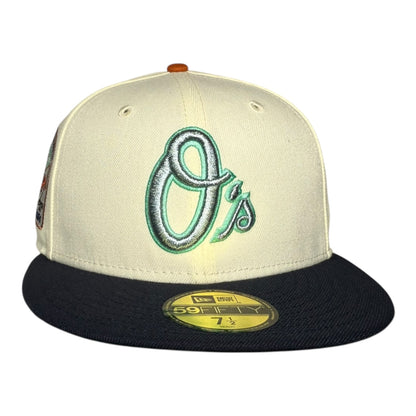 Baltimore Orioles "Harbor Nights" 30th Anniversary New Era 59Fifty Fitted Hat Nightshift/Chrome