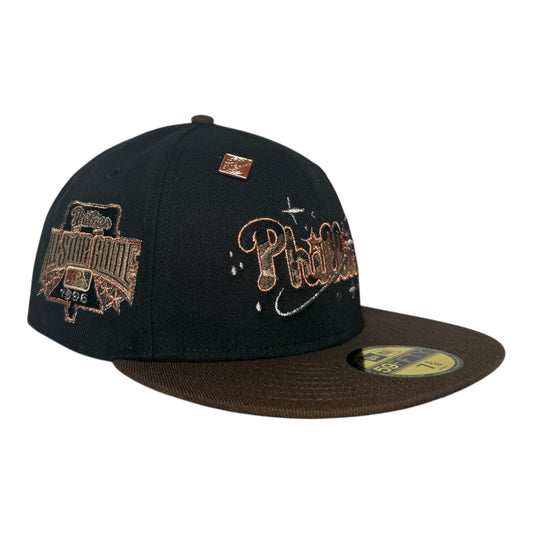 Philadelphia Phillies 1996 All Star Game Celestial Earth Tone Metallic Capsule New Era 59Fifty Fitted Hat