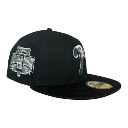Philadelphia Phillies 1996 All Star Game Black Icy Brim New Era 59Fifty Fitted Hat