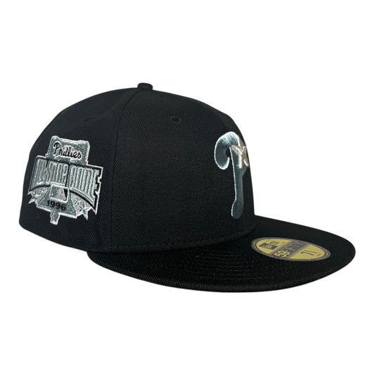 Philadelphia Phillies 1996 All Star Game Black Icy Brim New Era 59Fifty Fitted Hat