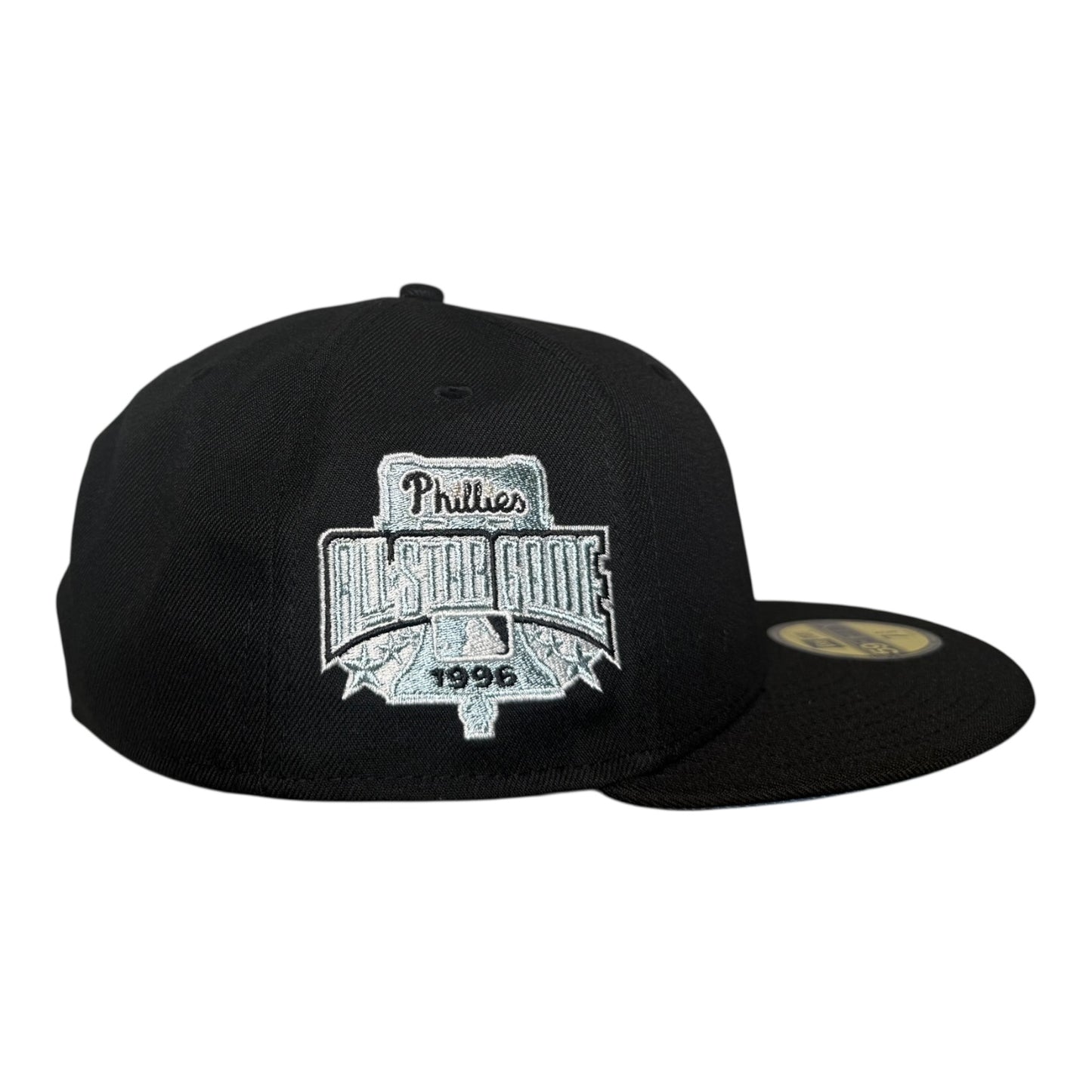 Philadelphia Phillies 1996 All Star Game Black Icy Brim New Era 59Fifty Fitted Hat