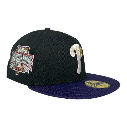 Philadelphia Phillies 1996 All Star Game Black Purple New Era 59Fifty Fitted Hat