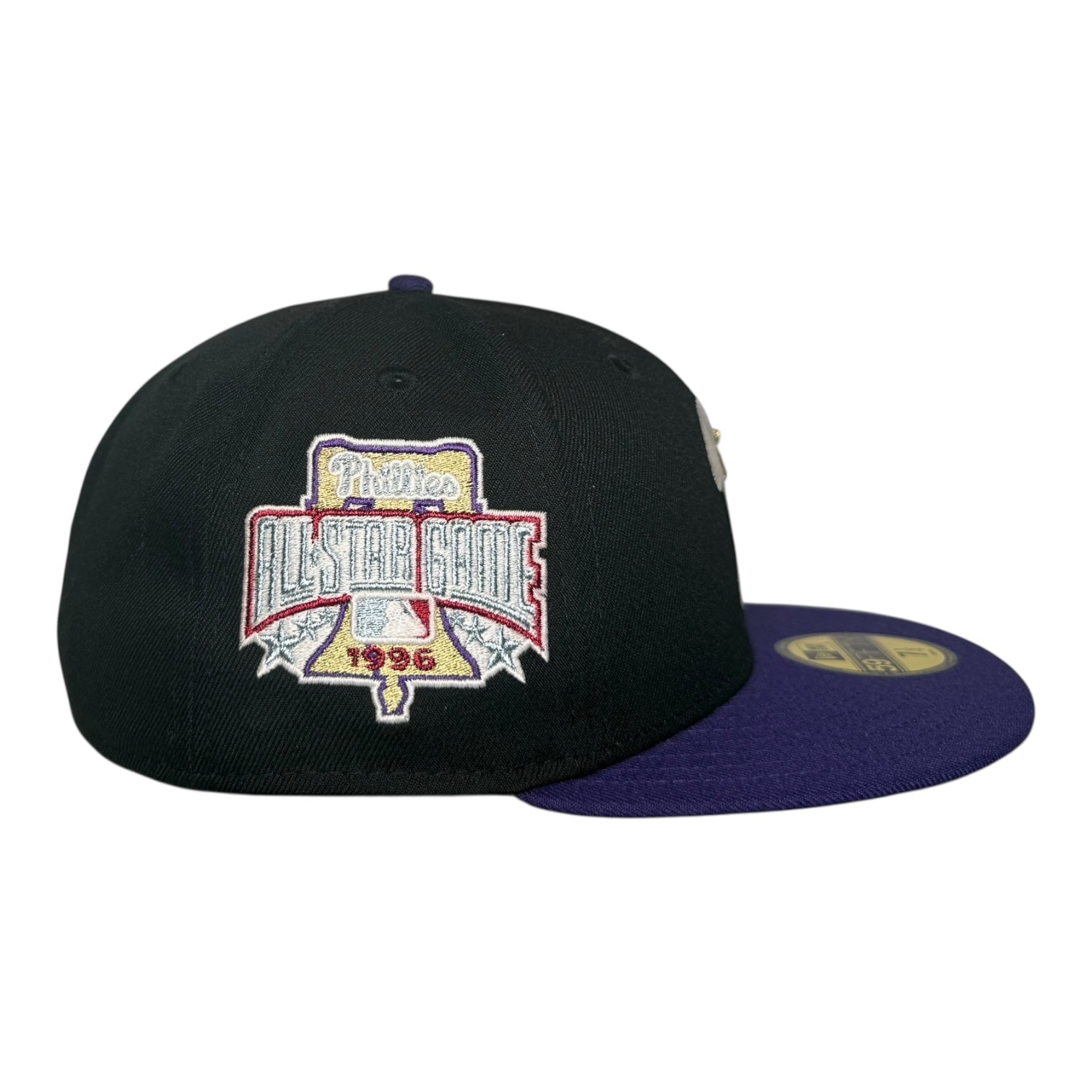 Philadelphia Phillies 1996 All Star Game Black Purple New Era 59Fifty Fitted Hat