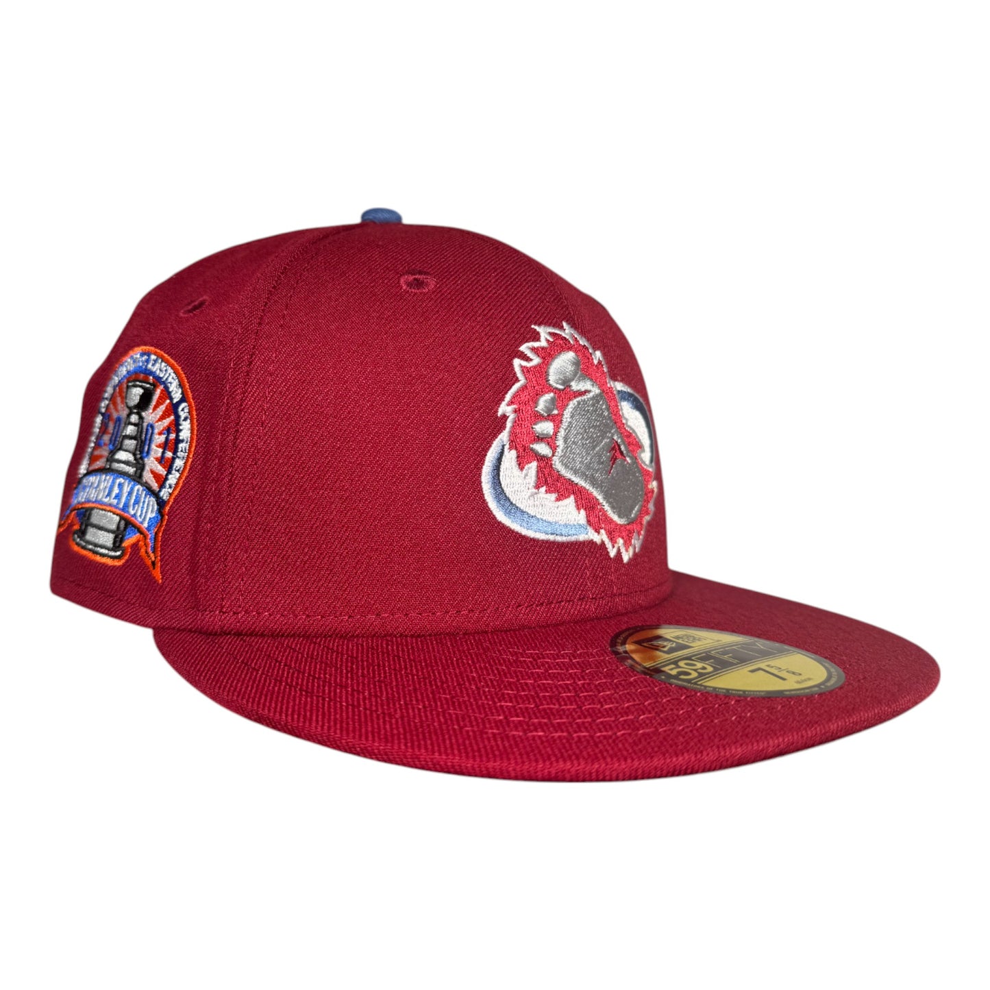 Colorado Avalanche Cardinal Red Leon in the Lab 2001 ASG Patch New Era 59ifty Fitted Hat