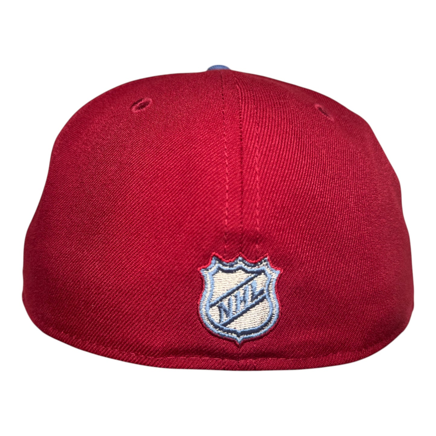 Colorado Avalanche Cardinal Red Leon in the Lab 2001 ASG Patch New Era 59ifty Fitted Hat
