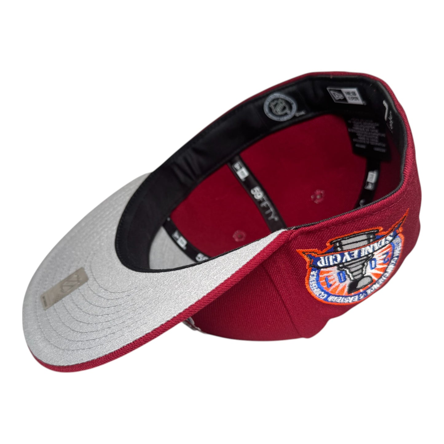 Colorado Avalanche Cardinal Red Leon in the Lab 2001 ASG Patch New Era 59ifty Fitted Hat