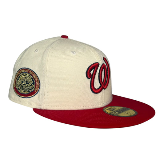 Washington Nationals "White Dome" 100th Anniversary Hat Club New Era 59Fifty Fitted Hat