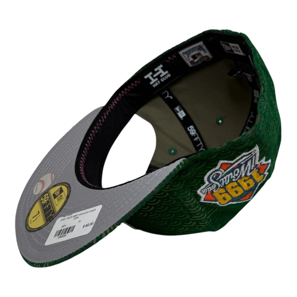 The Hat Wall Fitted hat New Era New York Yankees 1999 World Series Seigaiha Wave Pattern 59Fifty Fitted Hat