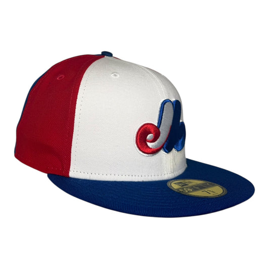 Montreal Expos Red White Blue New Era 59Fifty Fitted Hat