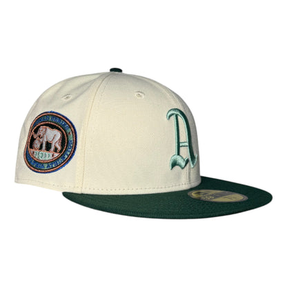 New Era Philadelphia Athletics 1911 World Series Grey UV (Off White/Dk Green) New Era 59Fifty Fitted