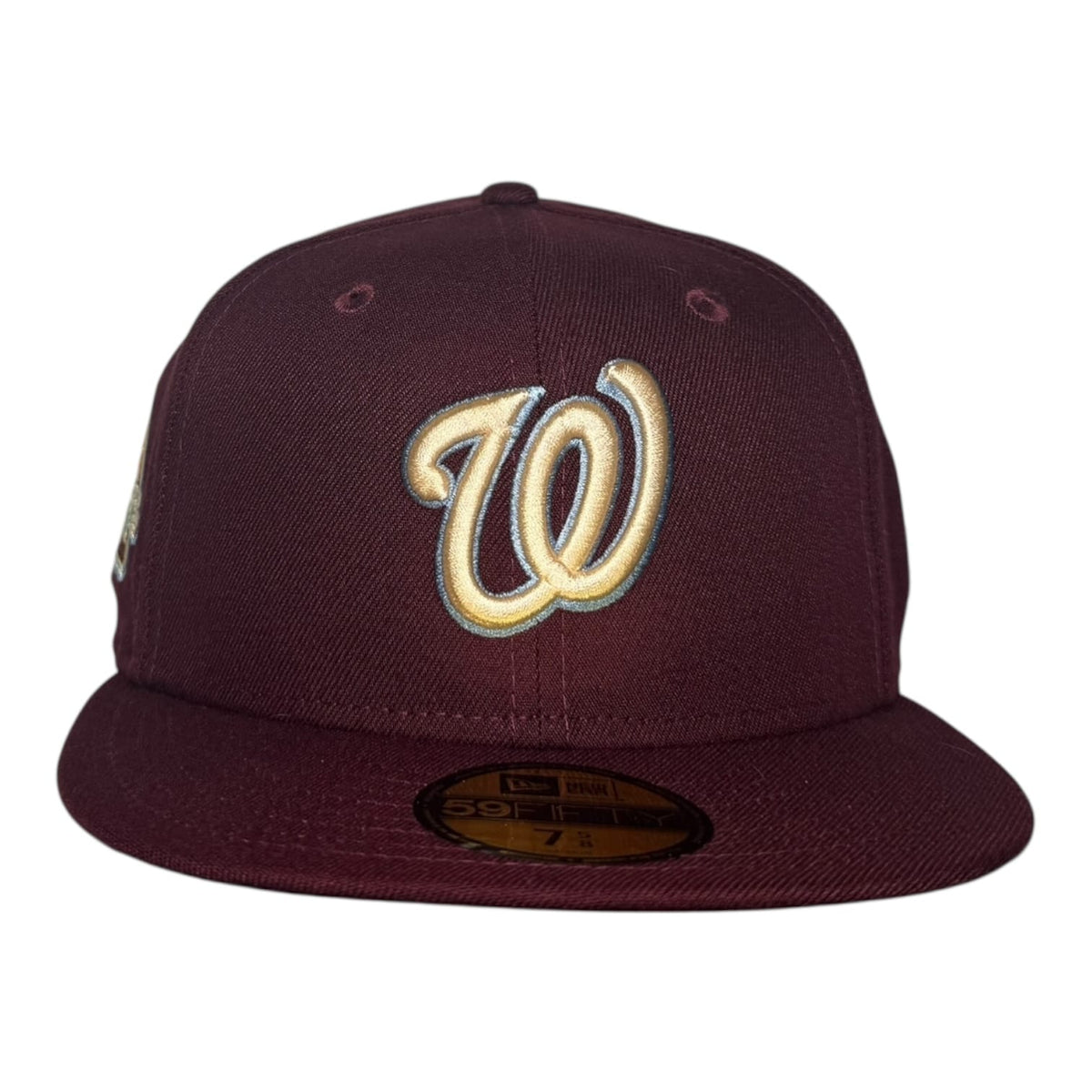 Sneakertown Washington Nationals RFK Kennedy Memorial Stadium New Era 59Fifty Fitted Hat Maroon
