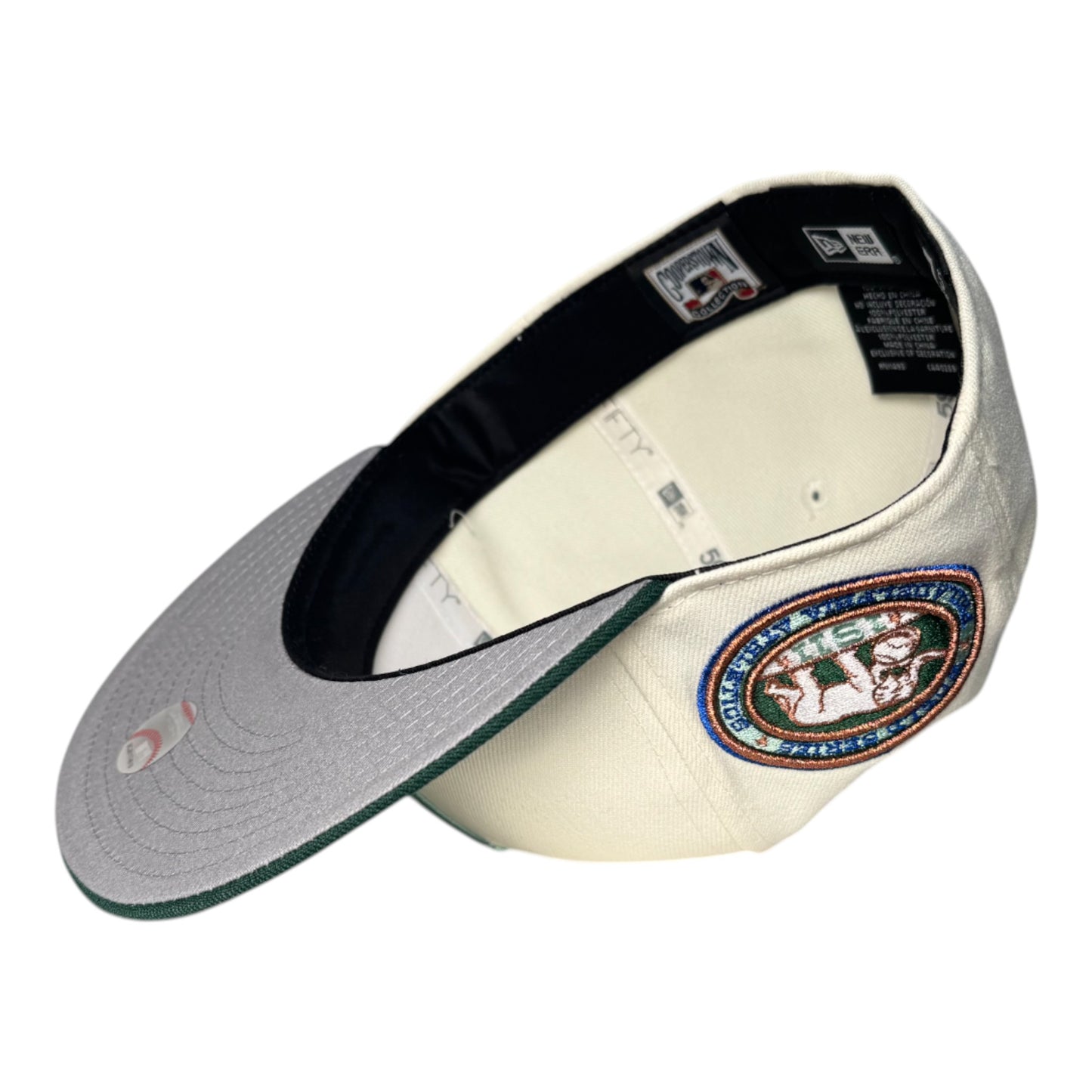 New Era Philadelphia Athletics 1911 World Series Grey UV (Off White/Dk Green) New Era 59Fifty Fitted