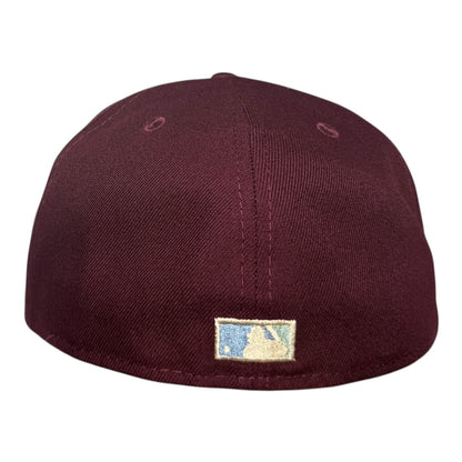 Washington Nationals RFK Kennedy Memorial Stadium New Era 59Fifty Fitted Hat Maroon