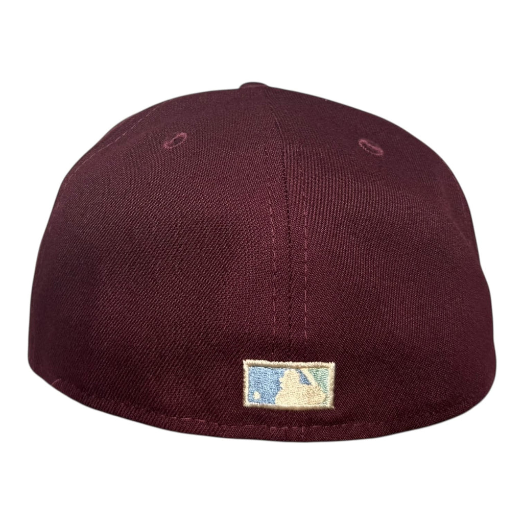 Sneakertown Washington Nationals RFK Kennedy Memorial Stadium New Era 59Fifty Fitted Hat Maroon