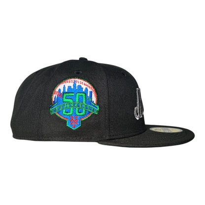 New York Mets 50th Anniversary Black 59Fifty New Era