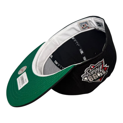 New York Yankees 1999 World Series Black Rose Edition New Era 59Fifty Fitted Hat