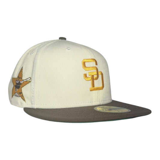 San Diego Padres White Dome Hat Club New Era 59Fifty Fitted Hat