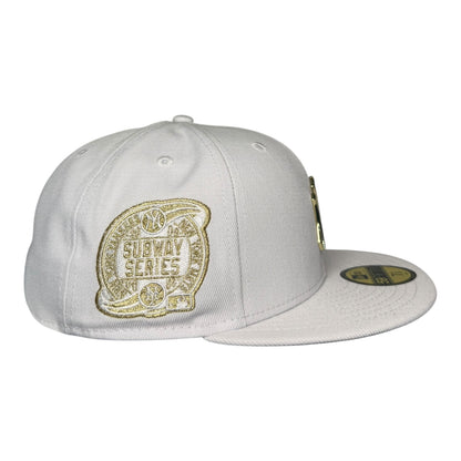 New York Yankees Subway Series Metal Logo New Era 59Fifty Fitted Hat