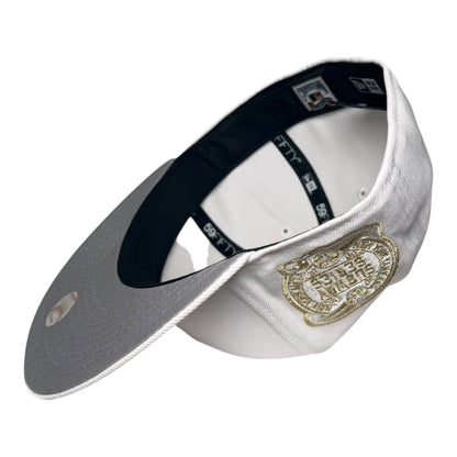 New York Yankees Subway Series Metal Logo New Era 59Fifty Fitted Hat