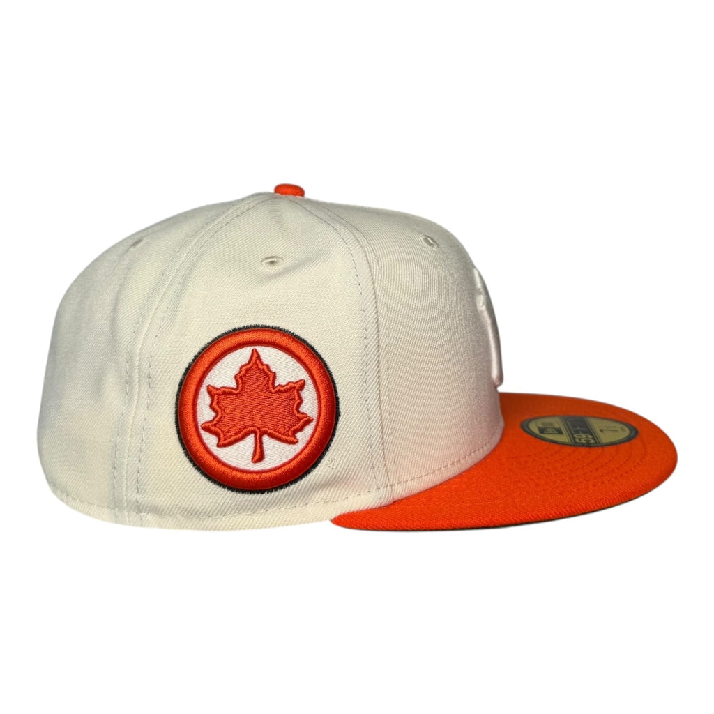 Homegame New York New York Yankees "Parks Department" Homegame NYC New Era 59Fifty Fitted Hat Chrome White/Rush Orange