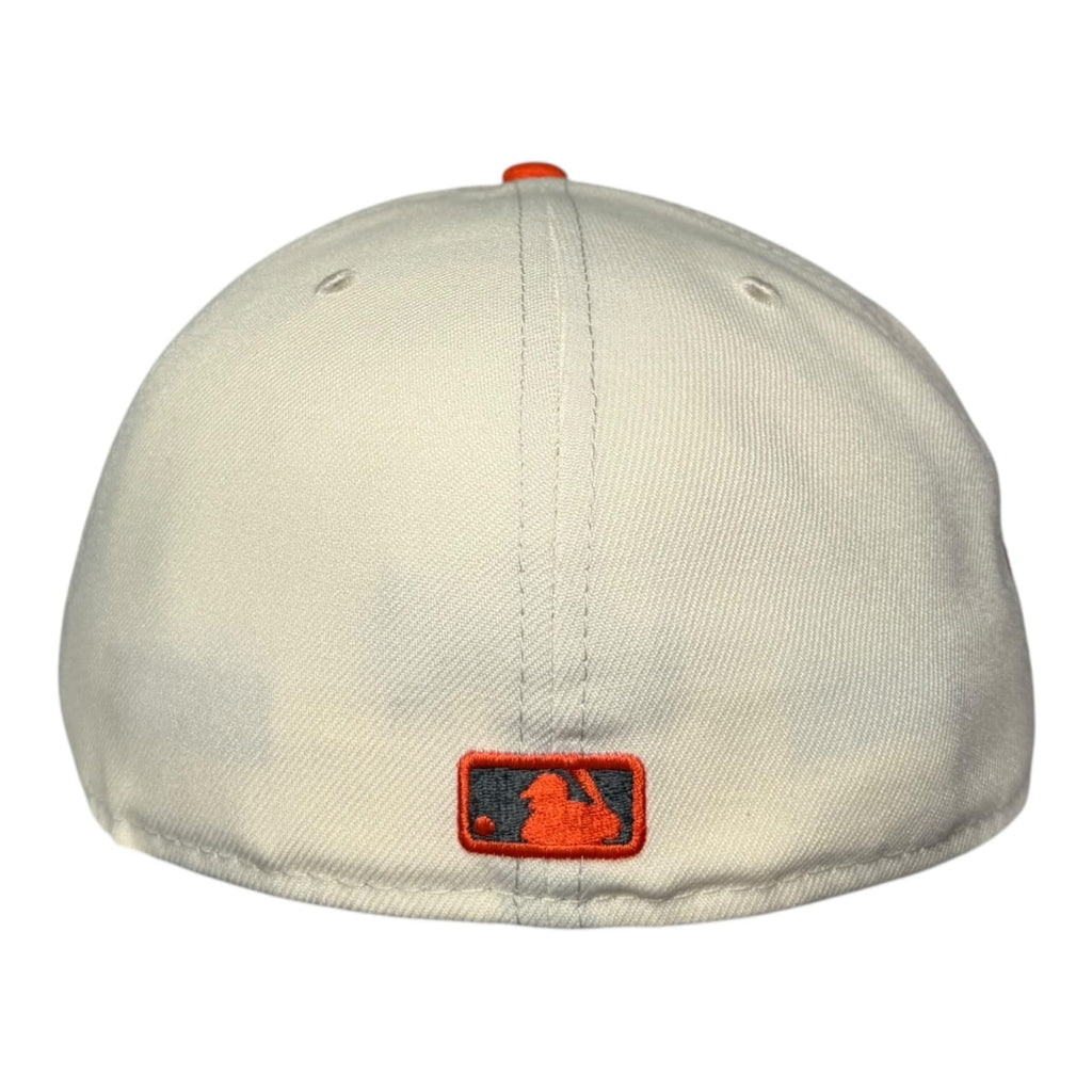 Homegame New York New York Yankees "Parks Department" Homegame NYC New Era 59Fifty Fitted Hat Chrome White/Rush Orange