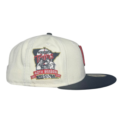 Minnesota Twins White Dome Hat Club New Era 59Fifty Fitted Hat