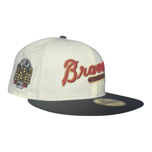Atlanta Braves 2021 World Series Jersey Hat Club Exclusive New Era 59Fifty Fitted Hat