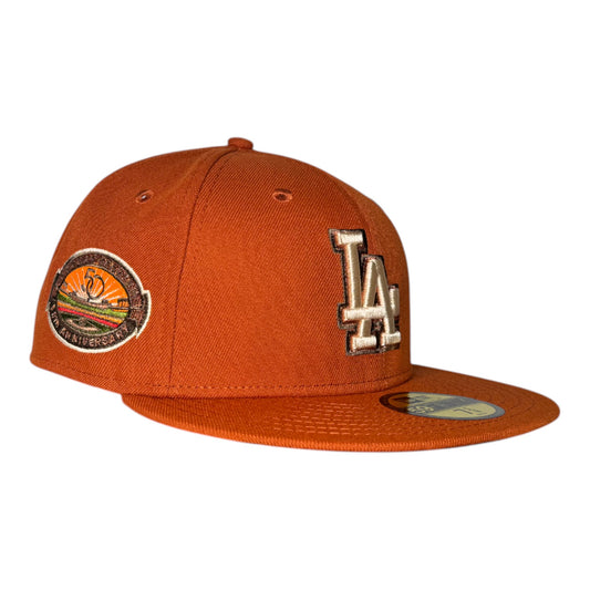 Los Angeles Dodgers "Campfire" 50th Anniversary Stadium Patch Hat New Era 59Fifty