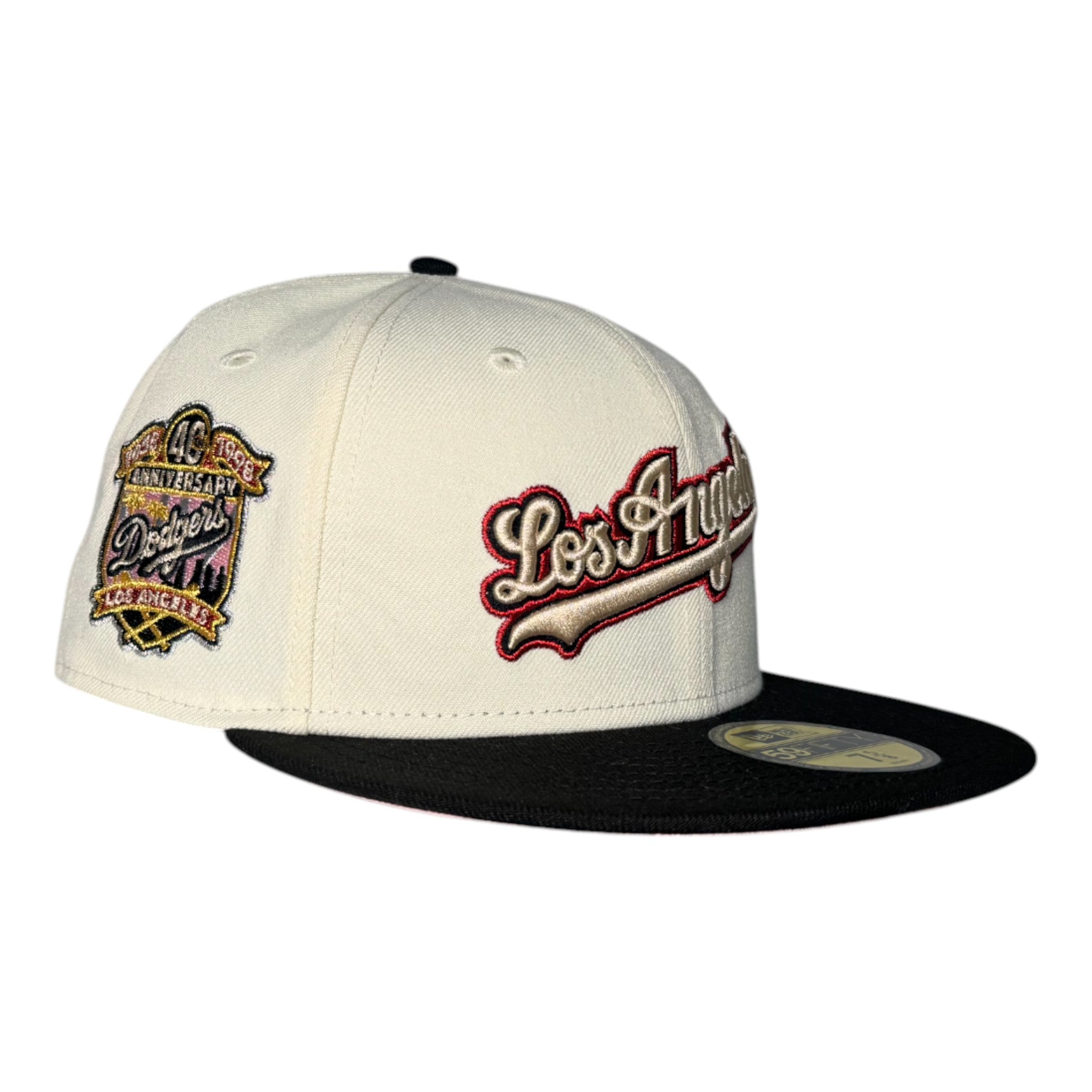 Los Angeles Dodgers 40th Anniversary Side Patch (Pink UV) New Era 59Fifty Fitted Hat