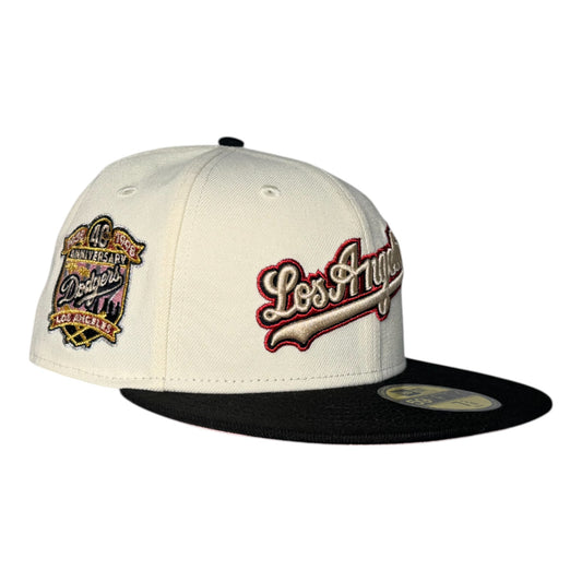 Los Angeles Dodgers 40th Anniversary Side Patch (Pink UV) New Era 59Fifty Fitted Hat