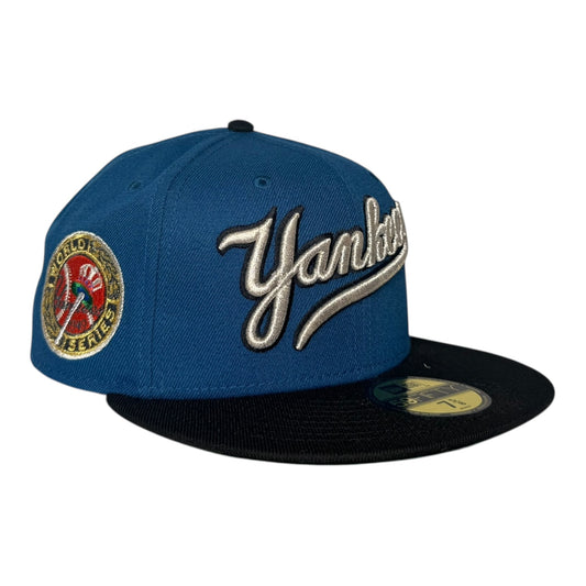 New York Yankees 1949 World Series Homegame NYC New Era 59Fifty Fitted Hat Seashore Blue/Black