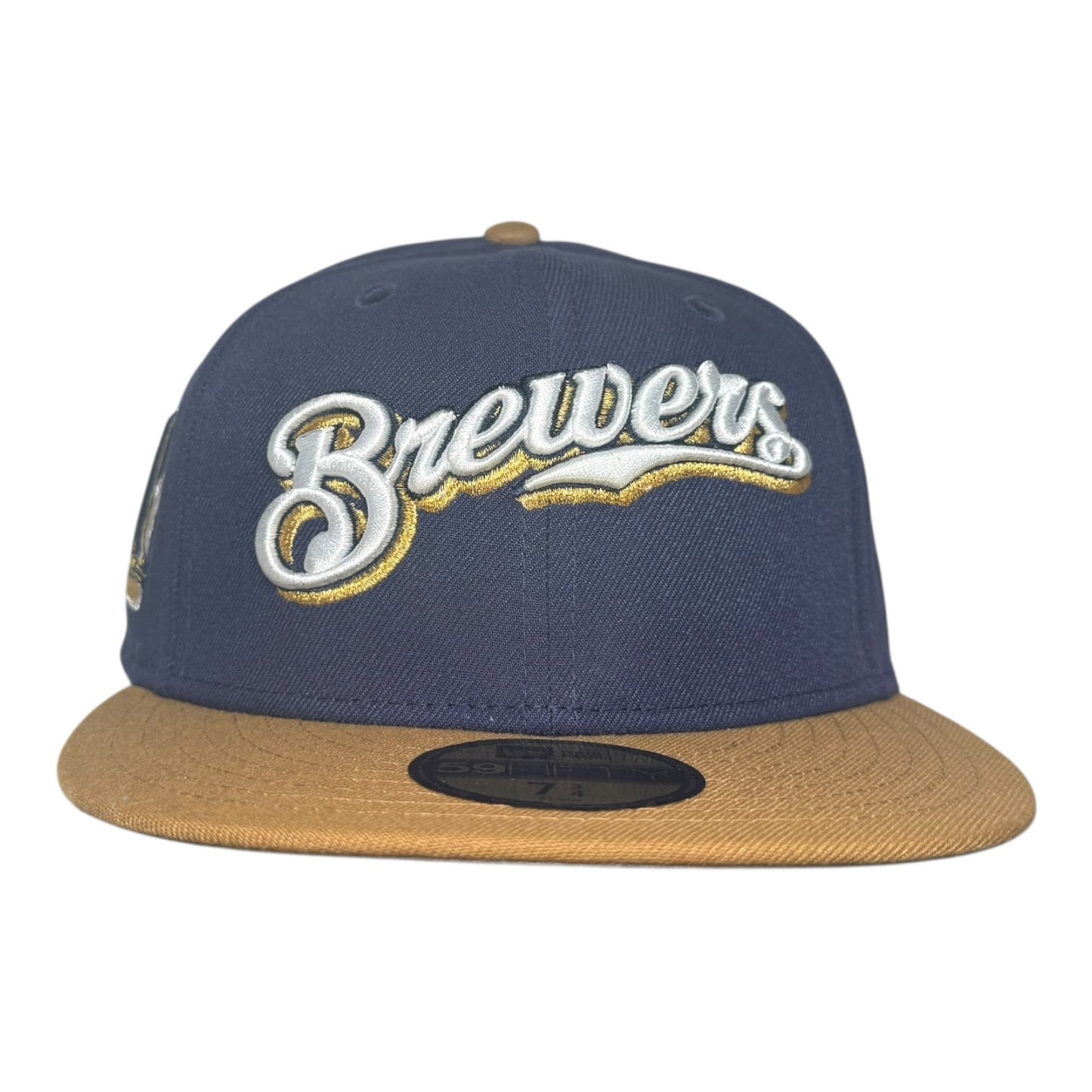 Milwaukee Brewers Jersey Script Hat Club New Era 59Fifty Fitted Hat