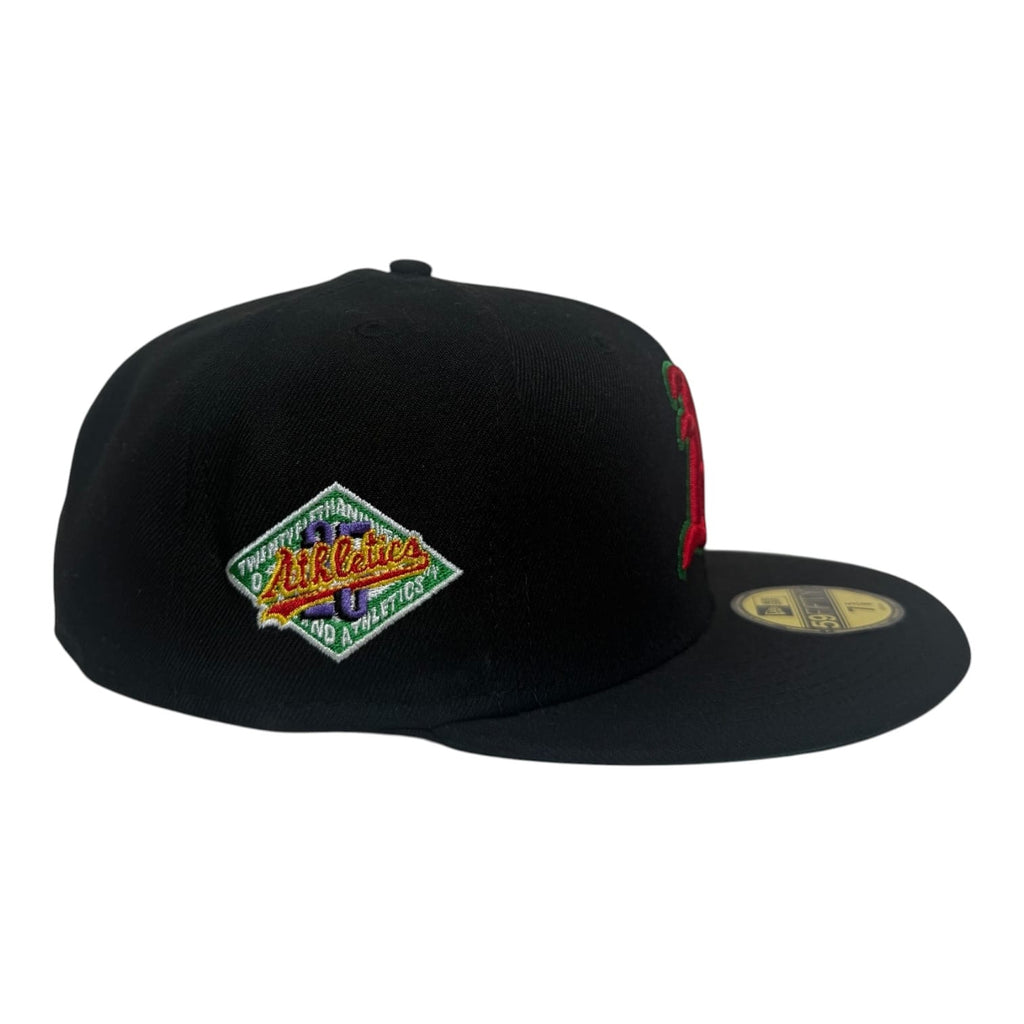 The Hat Wall Fitted hat New Era Oakland Athletics 25th Year Anniversary 59Fifty Fitted Hat