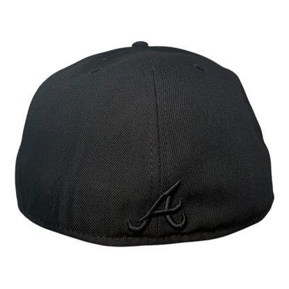 Atlanta Braves 150th Anniversary Black Fire Edition New Era 59Fifty Fitted Hat