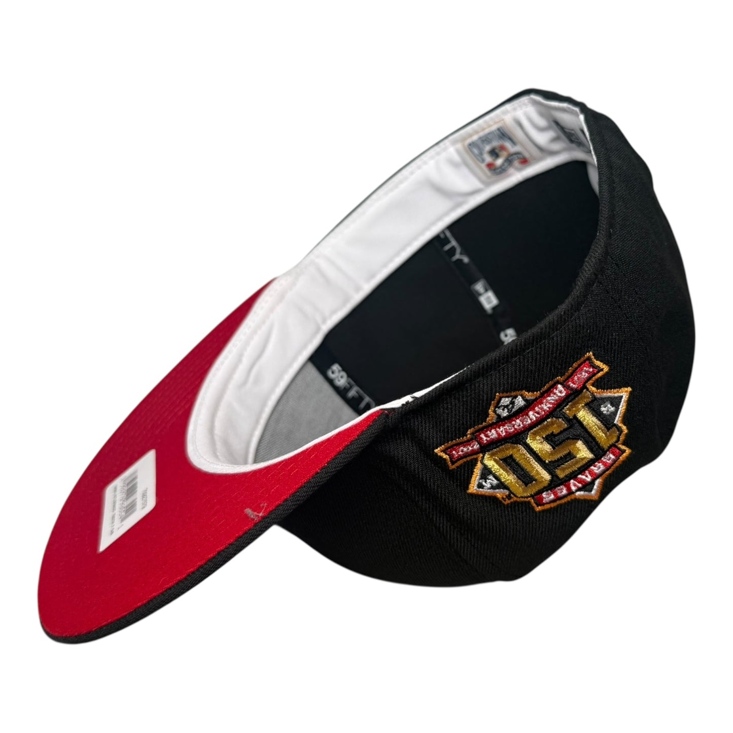 Atlanta Braves 150th Anniversary Black Fire Edition New Era 59Fifty Fitted Hat