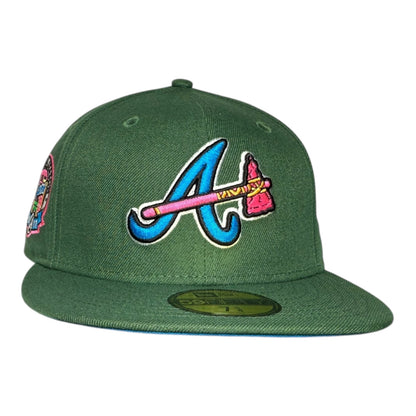 Atlanta Braves "Peacock Pack" Hat Club Exclusive New Era 59Fifty Fitted Hat