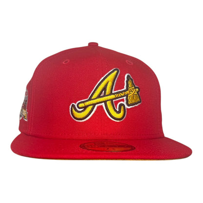 Atlanta Braves NBA Crossover "Cool Fashion" Hat Club Exclusive New Era 59Fifty Fitted Hat