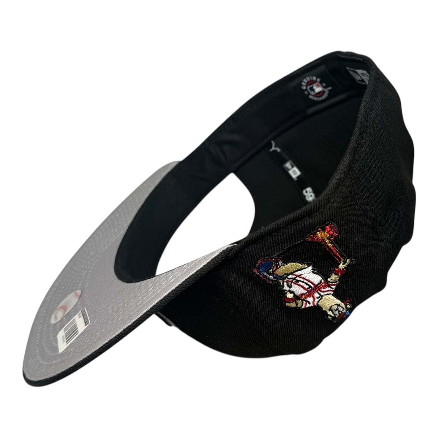 Atlanta Braves Mascot Side Patch New Era 59Fifty Fitted Hat