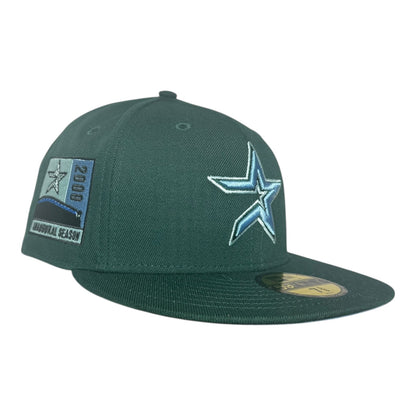 Houston Astros 2000 Inaugural Season Icy UV Hat Club New Era 59Fifty Fitted Hat