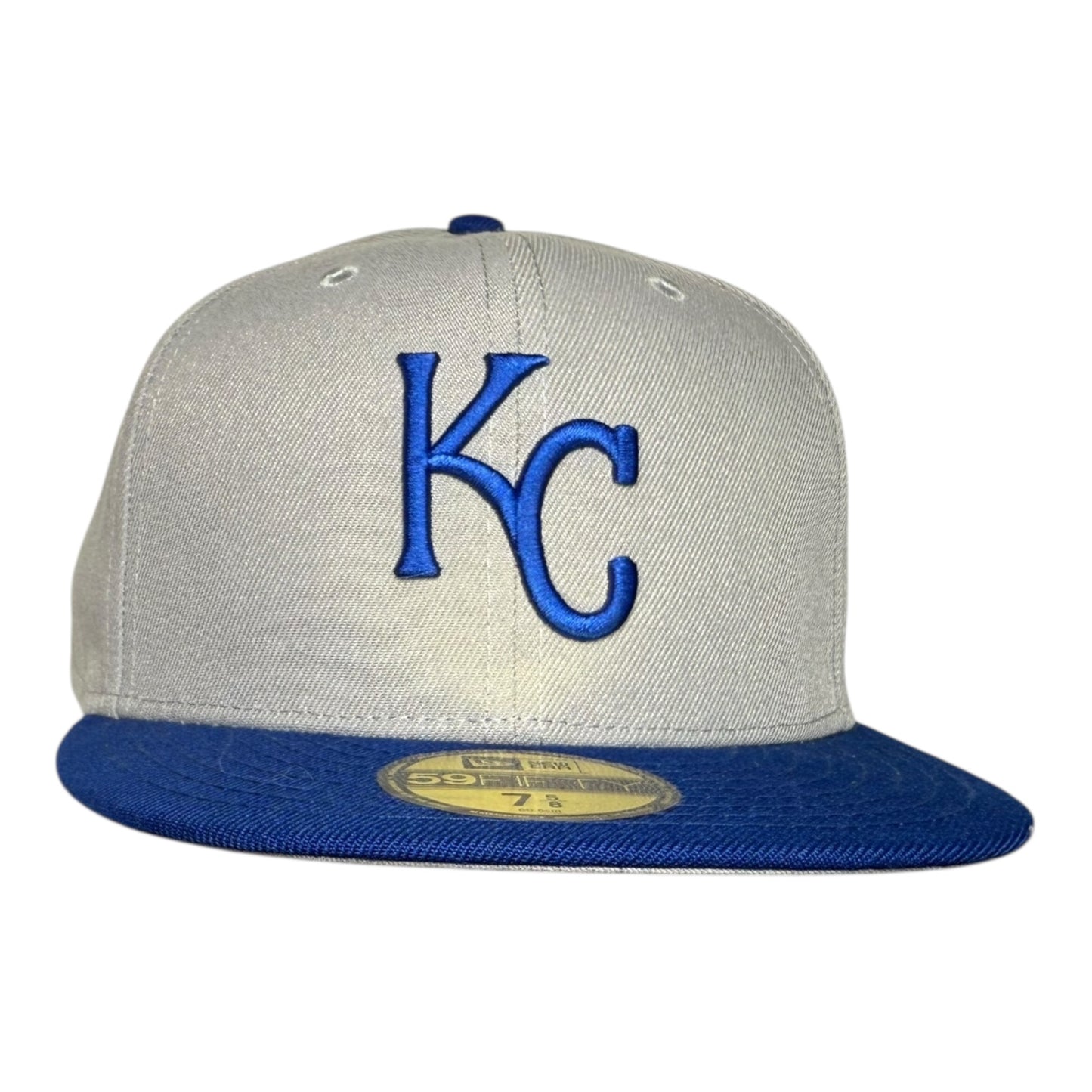 Kansas City Royals Grey Hat Club New Era 59Fifty Fitted Hat