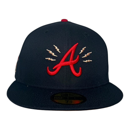 Atlanta Braves 1995 World Series "Electric Ocean Peach Edition" New Era 59Fifty Fitted Hat