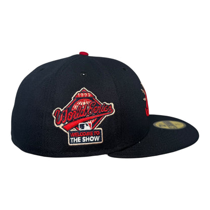 Atlanta Braves 1995 World Series "Electric Ocean Peach Edition" New Era 59Fifty Fitted Hat