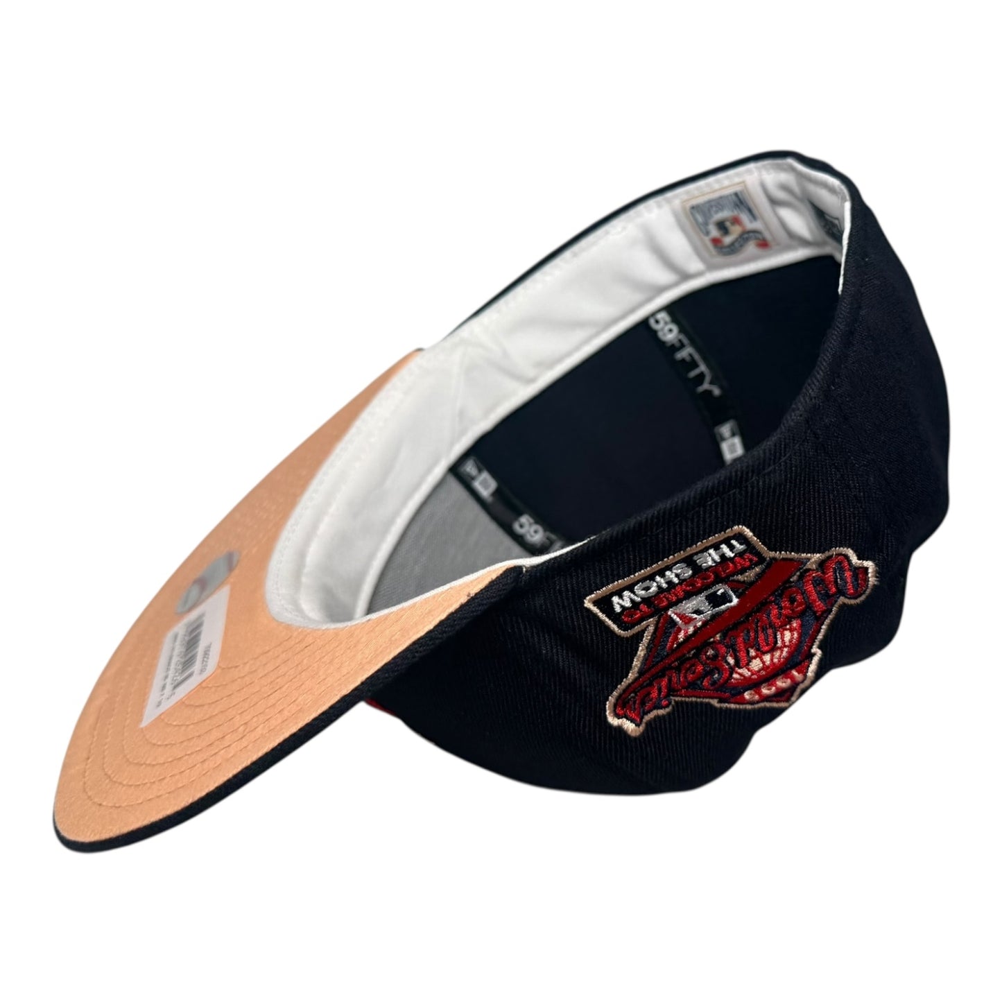 Atlanta Braves 1995 World Series "Electric Ocean Peach Edition" New Era 59Fifty Fitted Hat