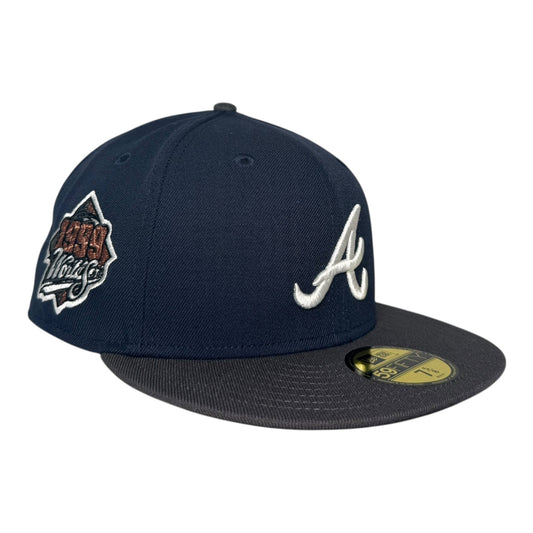 Atlanta Braves 1999 World Series Hat Club New Era 59Fifty Fitted Hat Navy