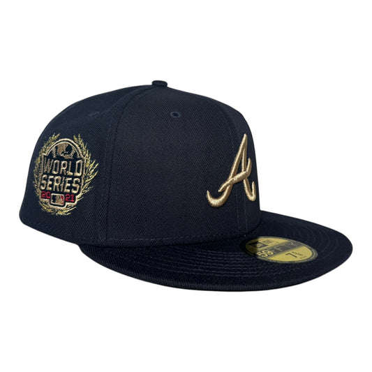 Atlanta Braves 2021 World Series New Era 59Fifty Fitted Hat Navy