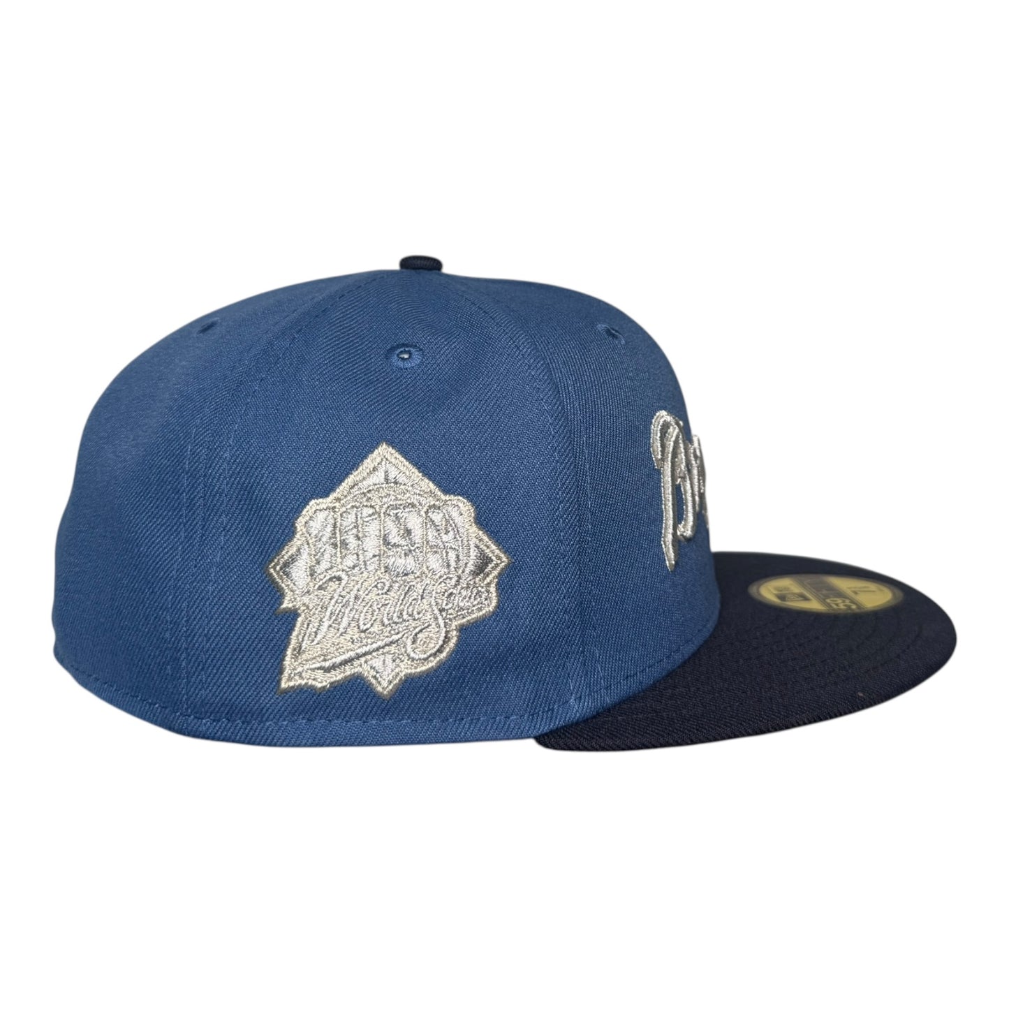 Atlanta Braves 1999 World Series New Era 59Fifty Fitted Hat Blue Silver