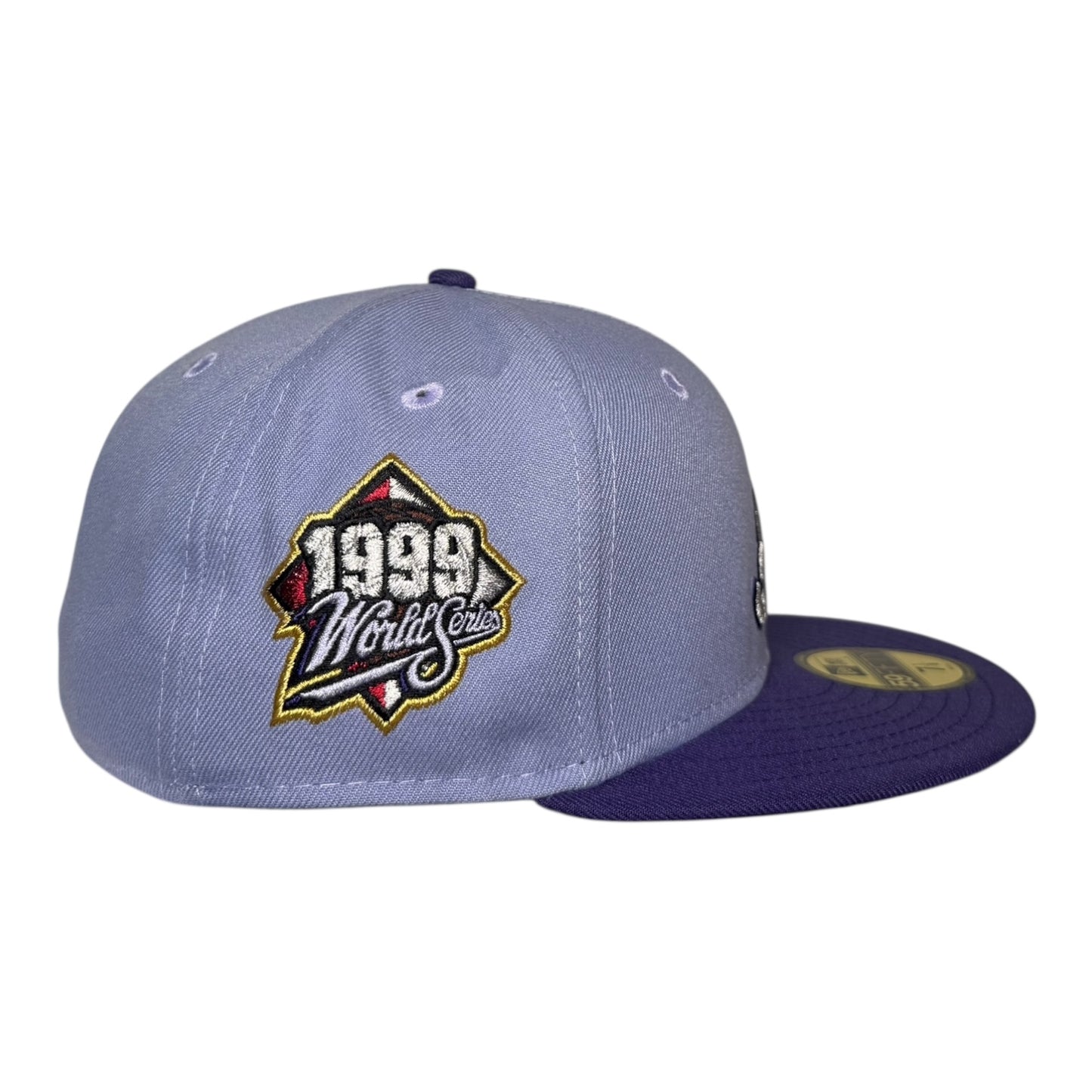 Atlanta Braves 1999 World Series Lavender New Era 59Fifty Fitted Hat